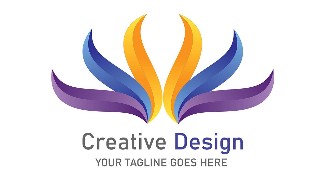 Abstract and Colorful Logo Design - Ai File Free Download