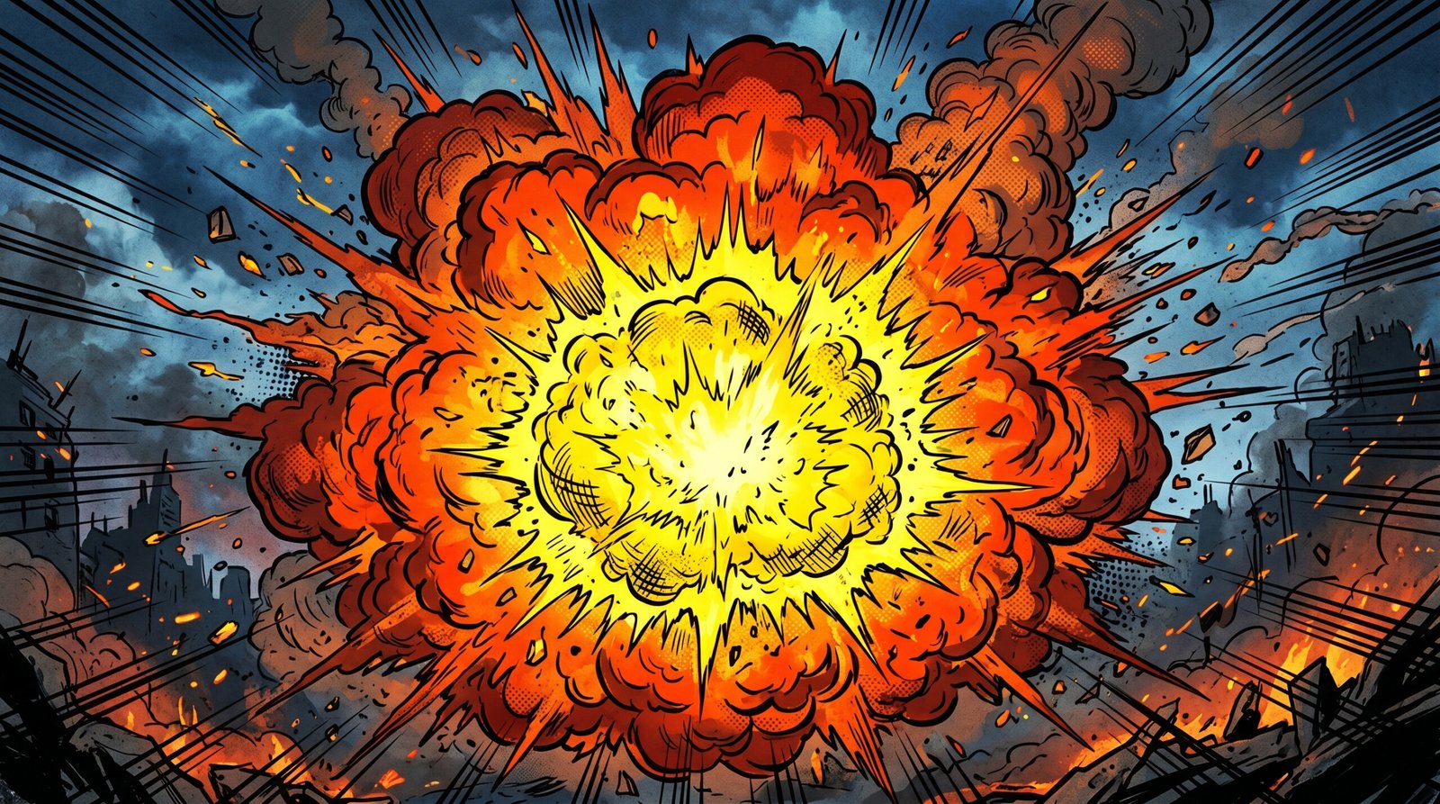 Free Comic Superhero Backgrounds for Photoshop and Editing