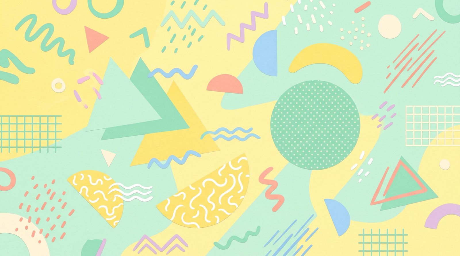 Best Free Memphis Backgrounds – Bold Shapes & Bright Colors HD Collection