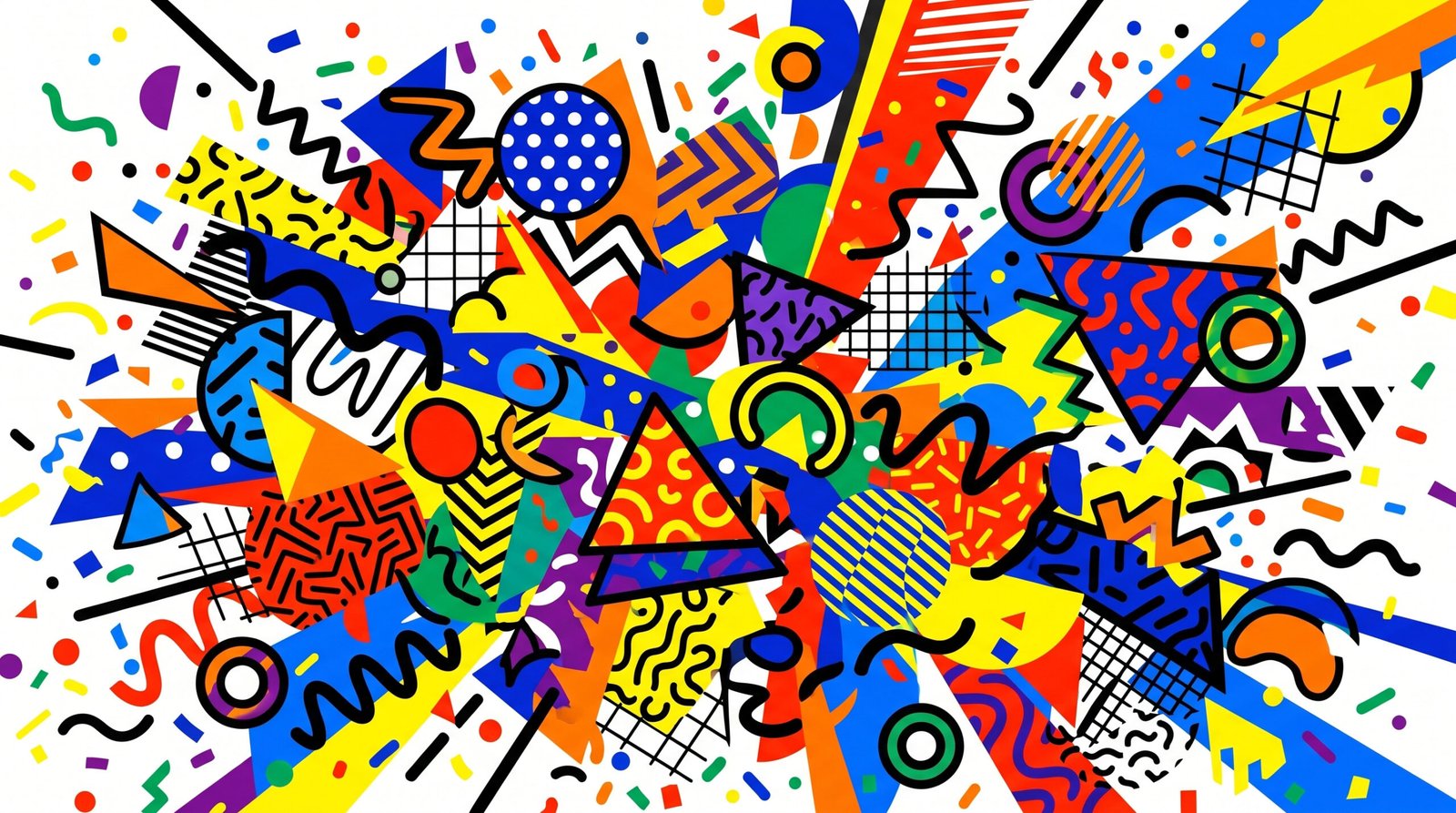 Free Download Memphis Backgrounds – Modern 80s Style Design Pack