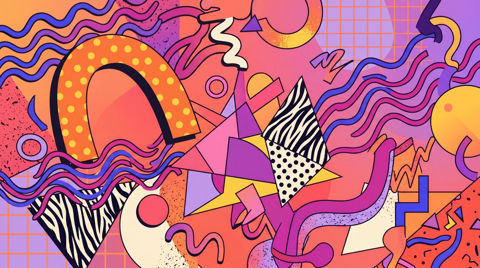 High-Quality Memphis Backgrounds Free – Colorful Abstract Wallpapers