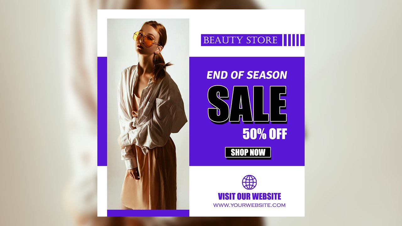 Simple Fashion Sale Instagram Post – PSD File Free Download