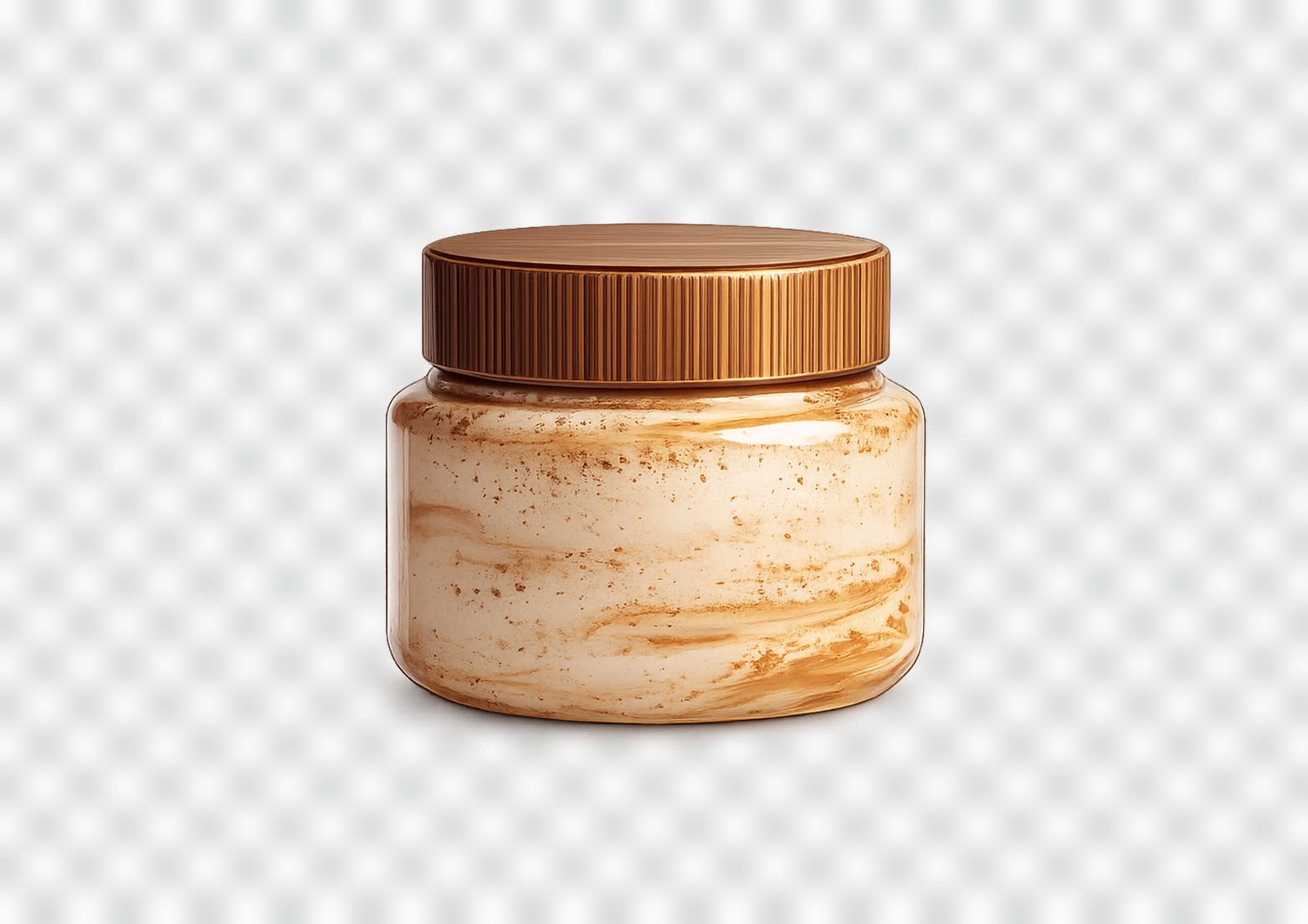 Premium Cosmetic Container Mockup PNG Free – Realistic Beauty Packaging Design Resource