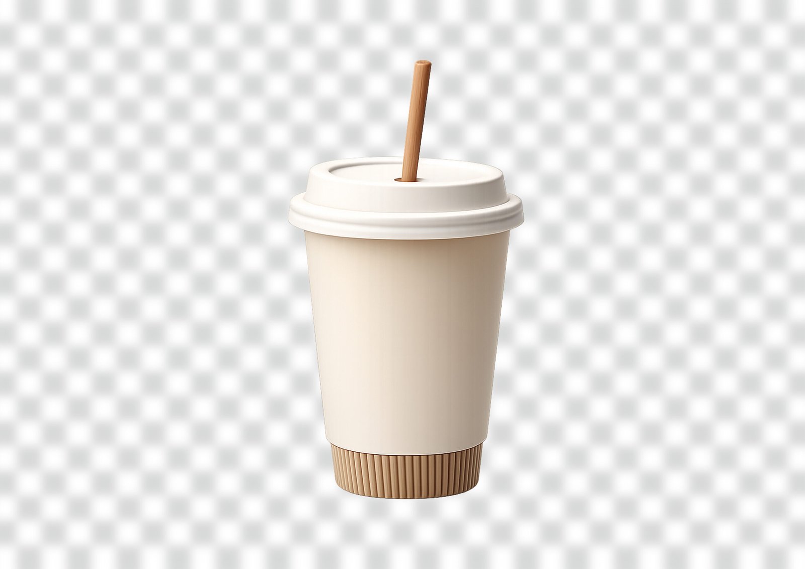 Free Coffee Cup Mockup PNG for Cafe Branding and Packaging Design